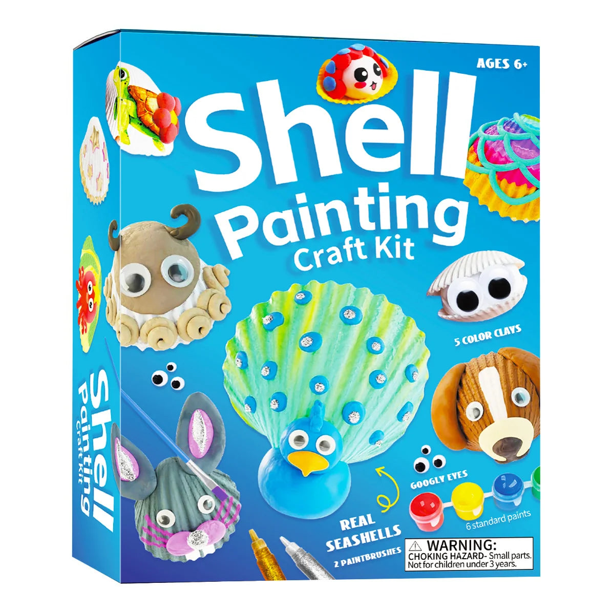 Shell painting craft kit