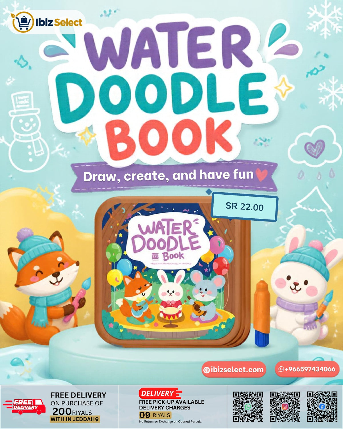 WATER DOODLE BOOK