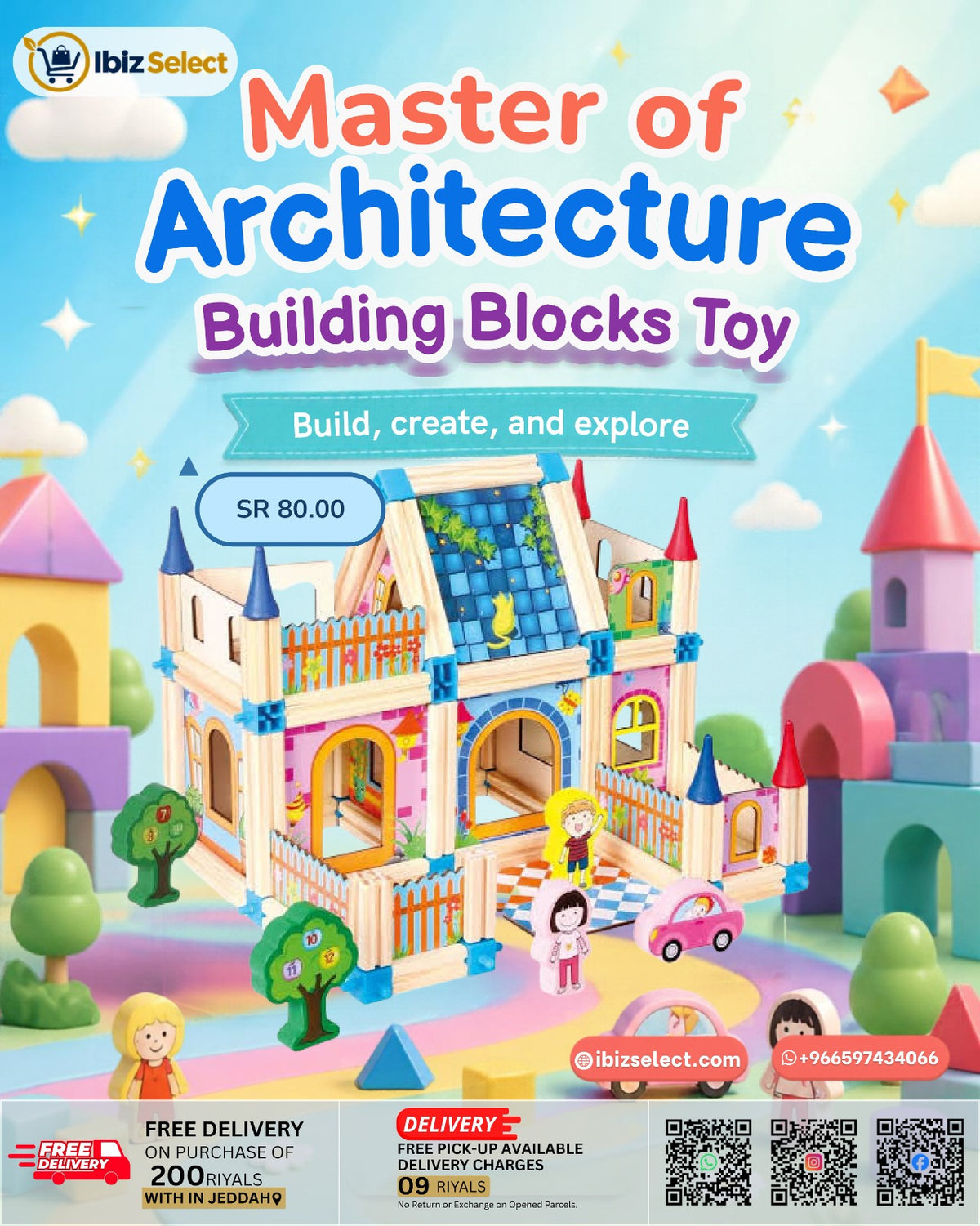 Master of Architecture Building blocks toy