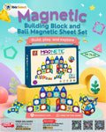 Magnetic Building Block and Ball Magnetic Sheet Set