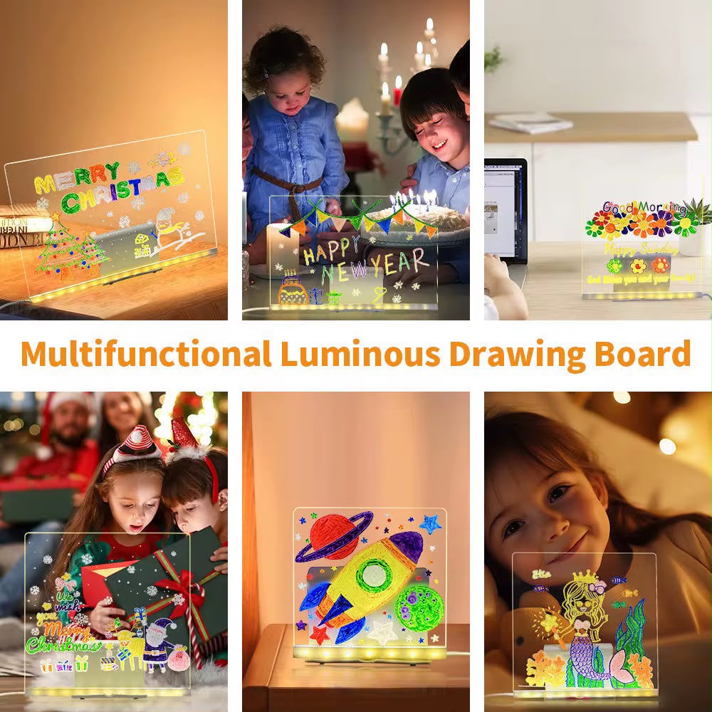 Multifunctional luminous Drawing Board