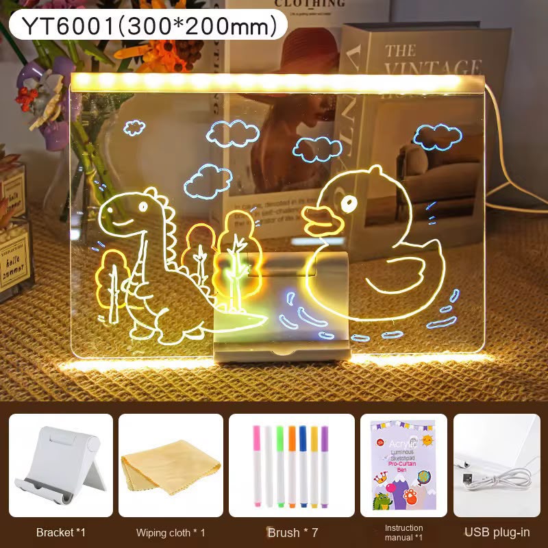 Multifunctional luminous Drawing Board